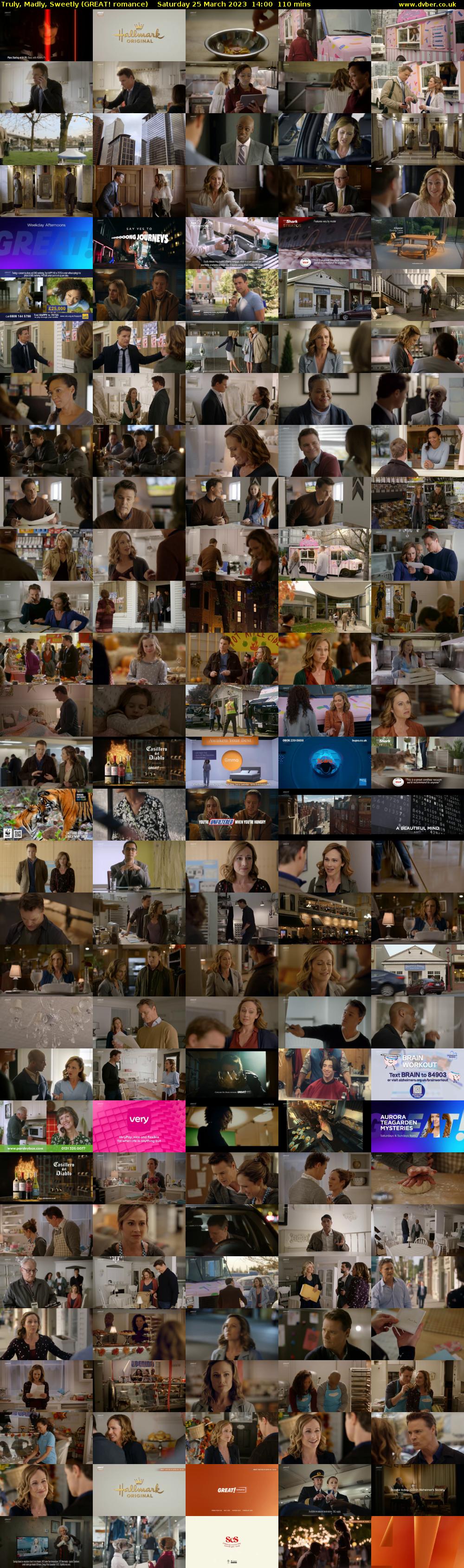 Truly, Madly, Sweetly (GREAT! romance) Saturday 25 March 2023 14:00 - 15:50