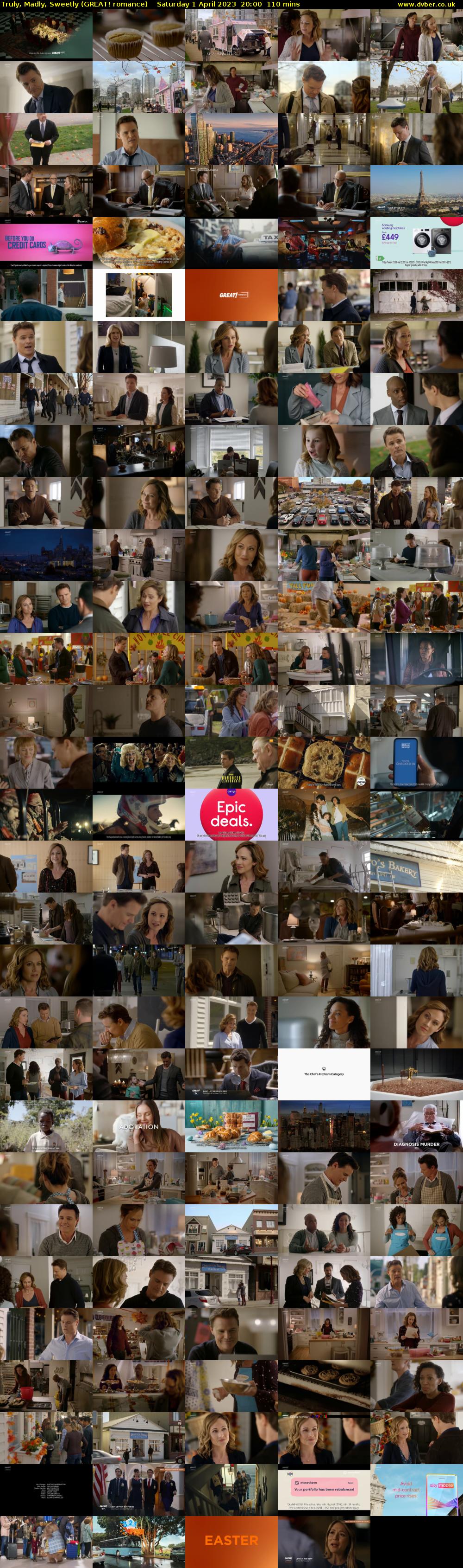 Truly, Madly, Sweetly (GREAT! romance) Saturday 1 April 2023 20:00 - 21:50