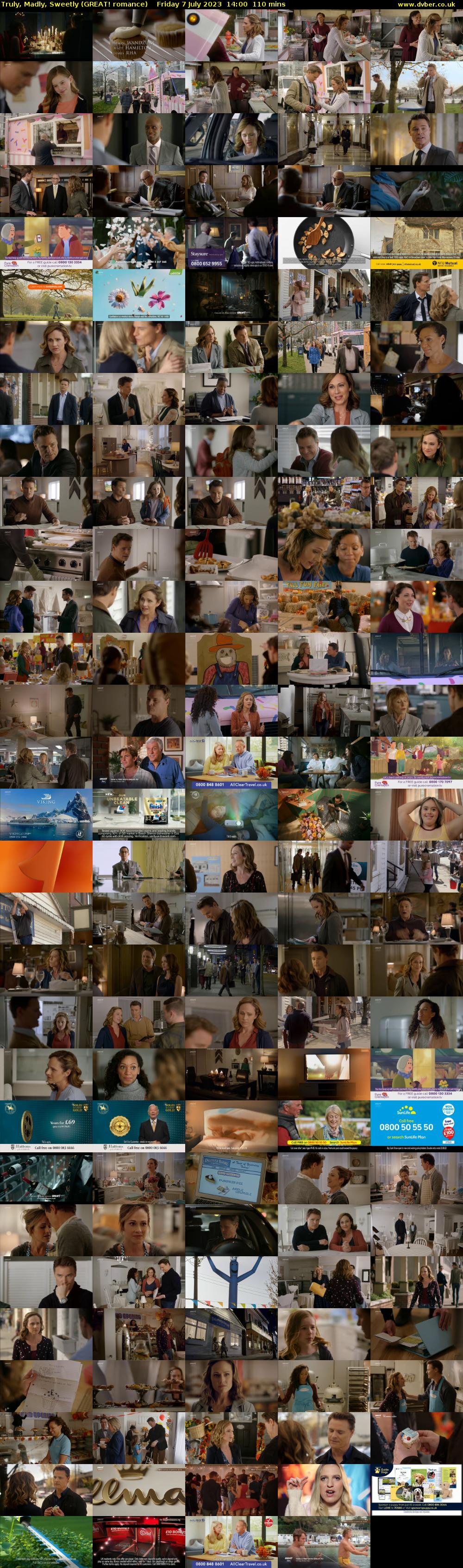 Truly, Madly, Sweetly (GREAT! romance) Friday 7 July 2023 14:00 - 15:50