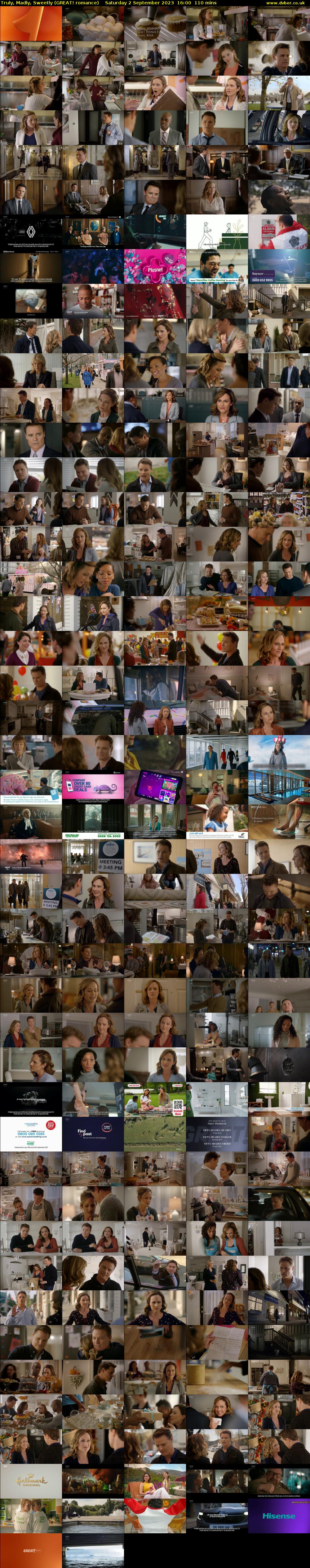 Truly, Madly, Sweetly (GREAT! romance) Saturday 2 September 2023 16:00 - 17:50