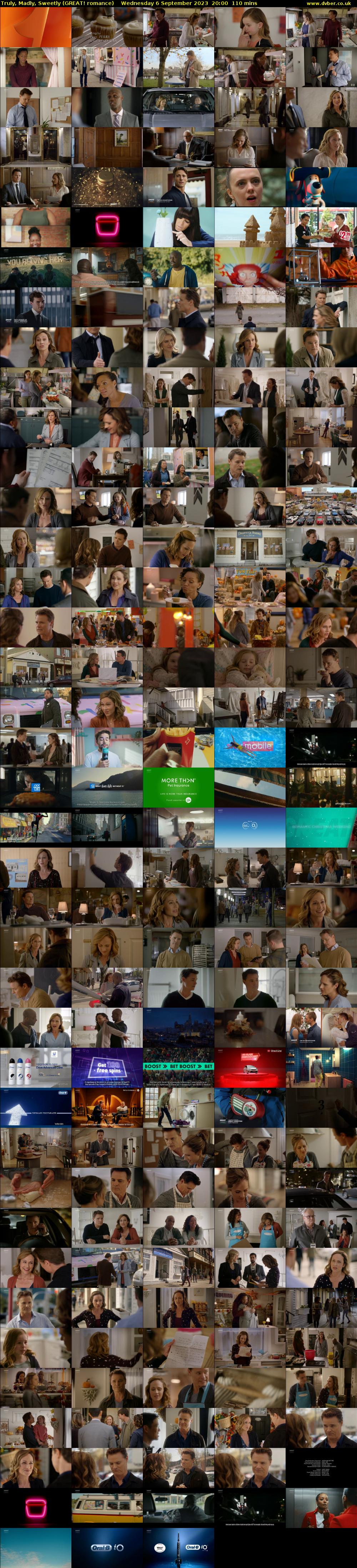 Truly, Madly, Sweetly (GREAT! romance) Wednesday 6 September 2023 20:00 - 21:50