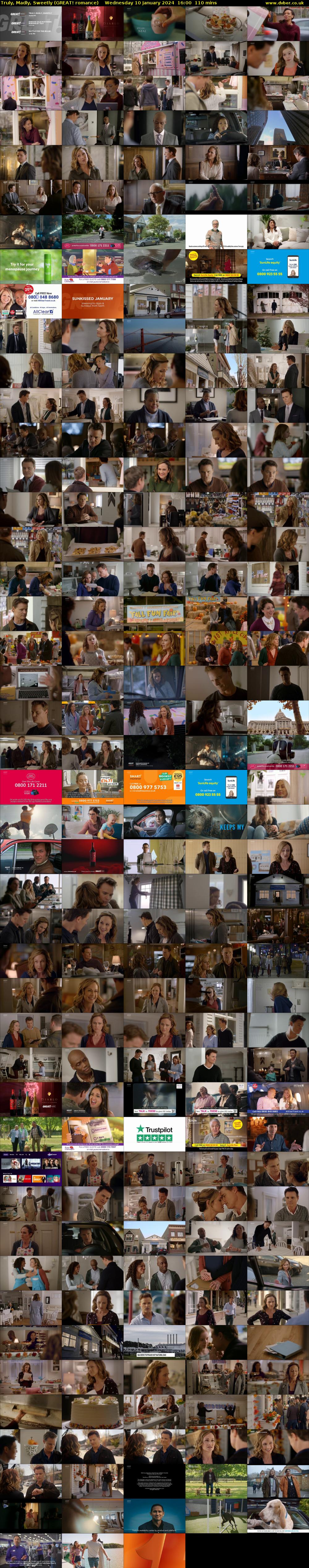 Truly, Madly, Sweetly (GREAT! romance) Wednesday 10 January 2024 16:00 - 17:50