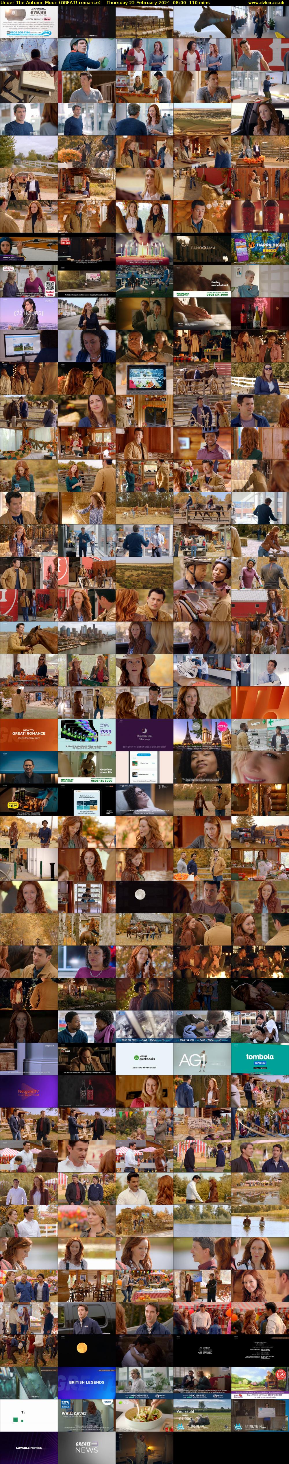 Under The Autumn Moon (GREAT! romance) Thursday 22 February 2024 08:00 - 09:50