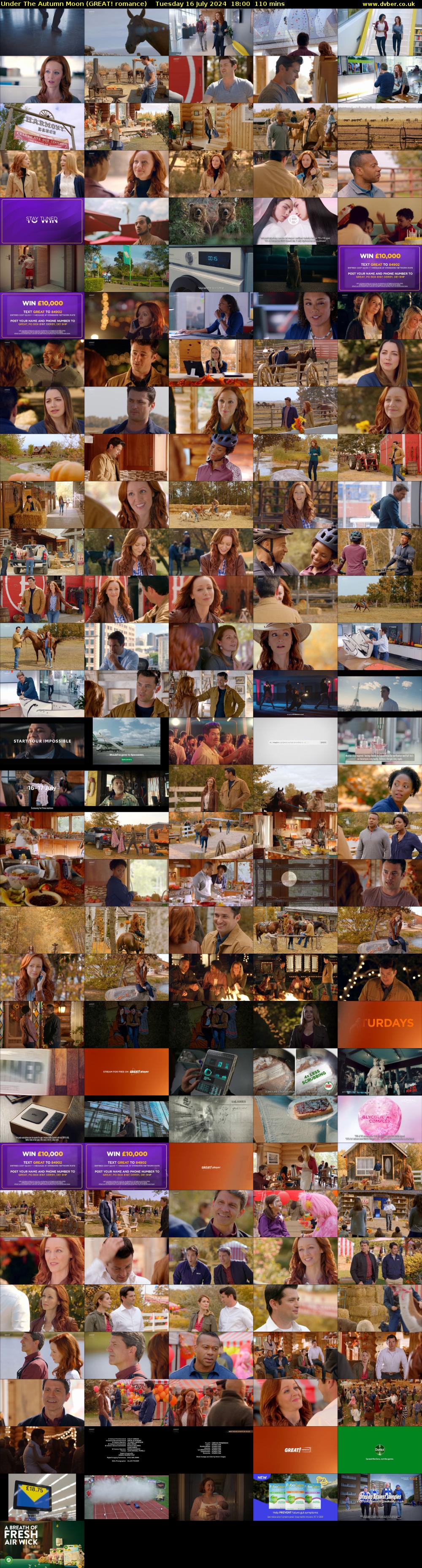 Under The Autumn Moon (GREAT! romance) Tuesday 16 July 2024 18:00 - 19:50
