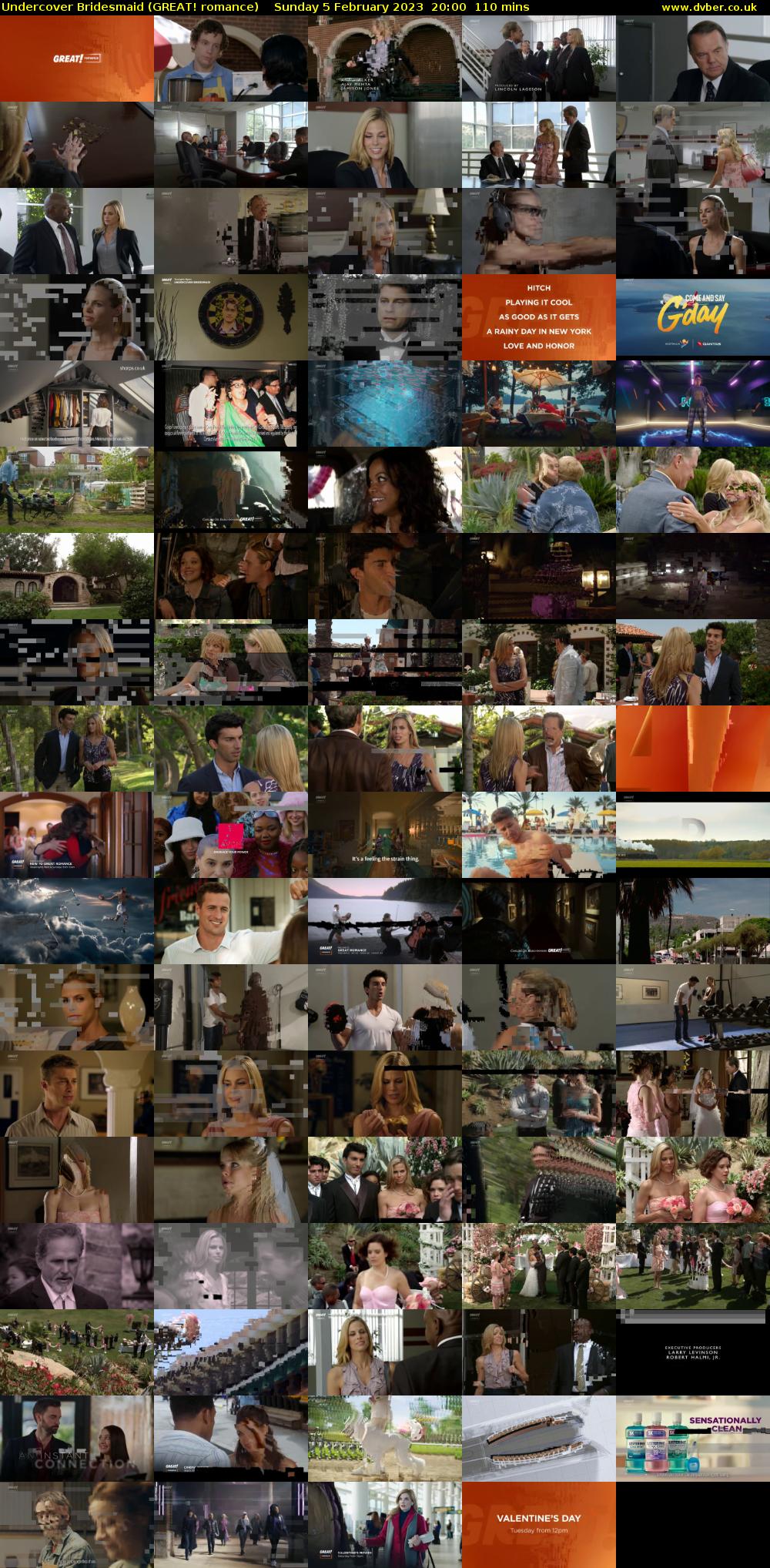 Undercover Bridesmaid (GREAT! romance) Sunday 5 February 2023 20:00 - 21:50