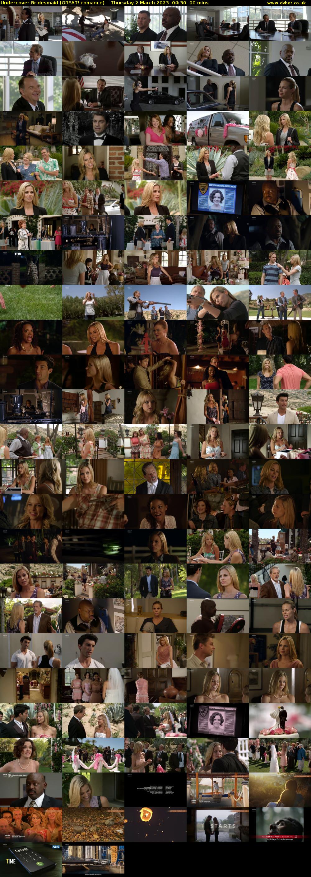 Undercover Bridesmaid (GREAT! romance) Thursday 2 March 2023 04:30 - 06:00