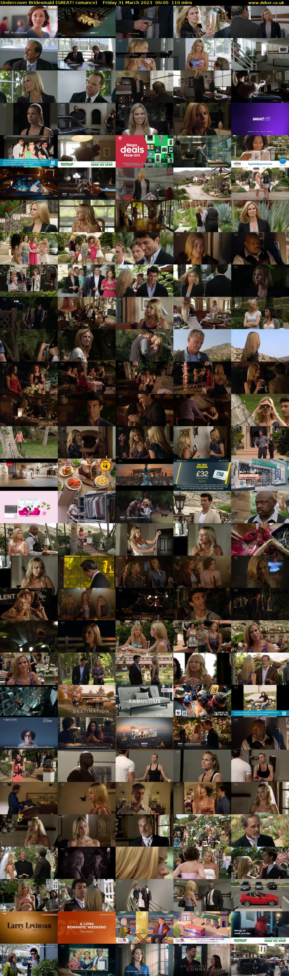 Undercover Bridesmaid (GREAT! romance) Friday 31 March 2023 06:00 - 07:50