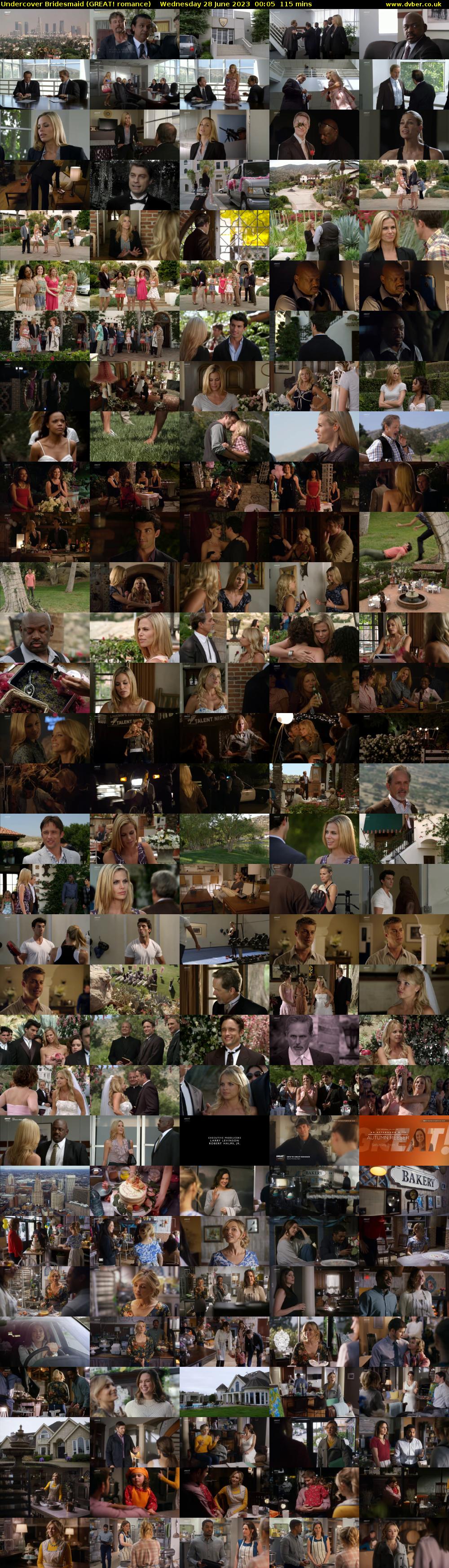 Undercover Bridesmaid (GREAT! romance) Wednesday 28 June 2023 00:05 - 02:00