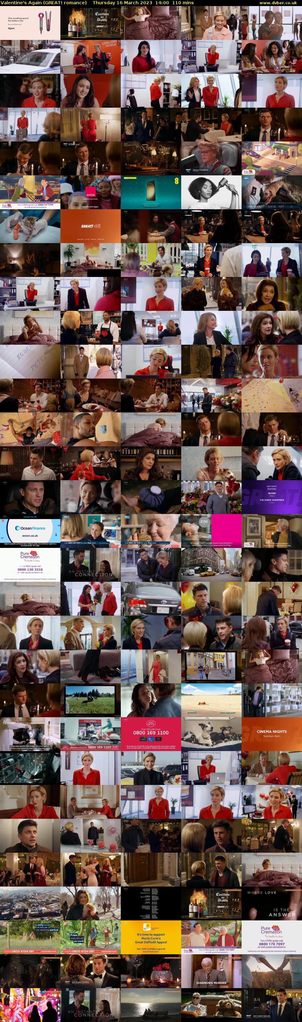Valentine's Again (GREAT! romance) Thursday 16 March 2023 14:00 - 15:50
