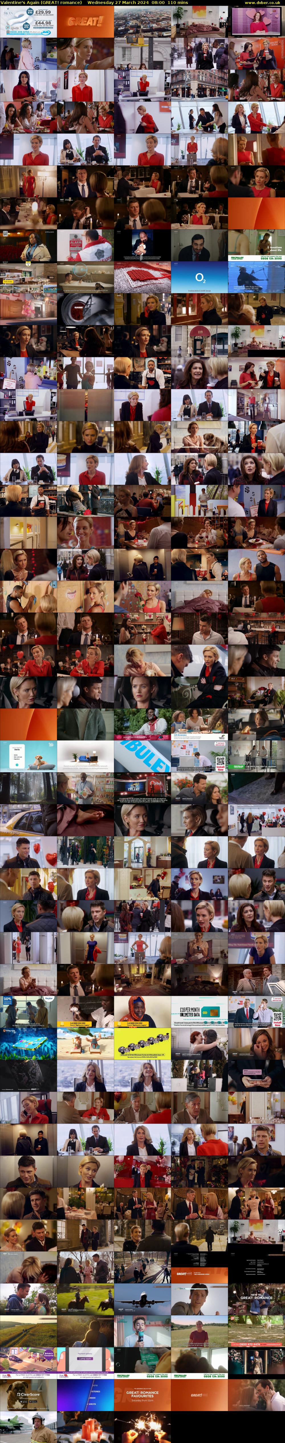 Valentine's Again (GREAT! romance) Wednesday 27 March 2024 08:00 - 09:50