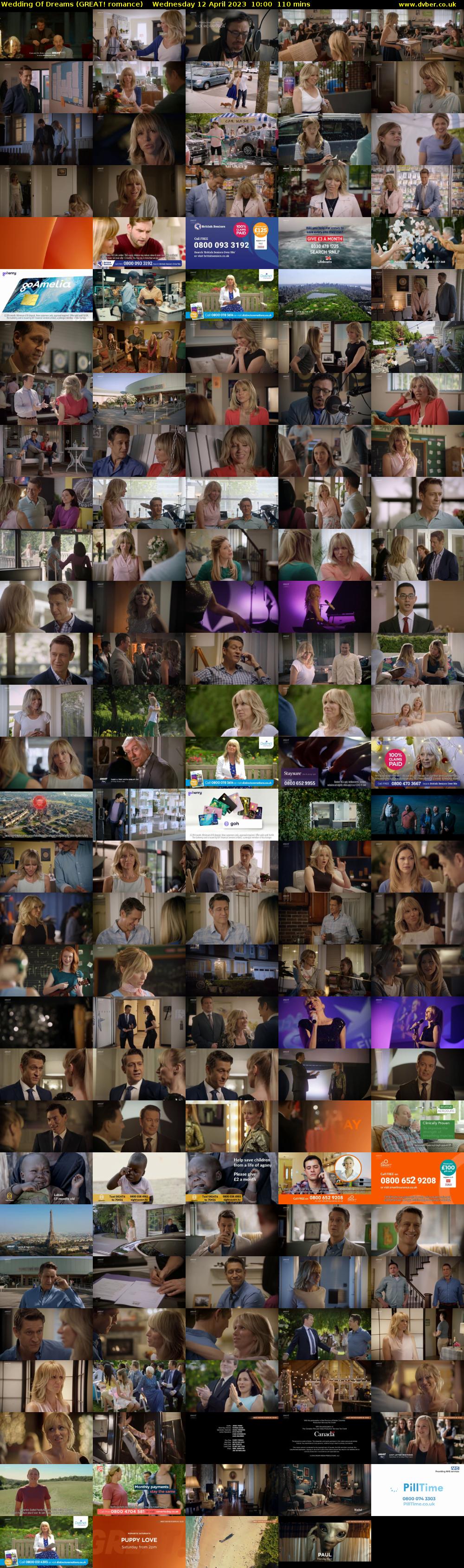 Wedding Of Dreams (GREAT! romance) Wednesday 12 April 2023 10:00 - 11:50