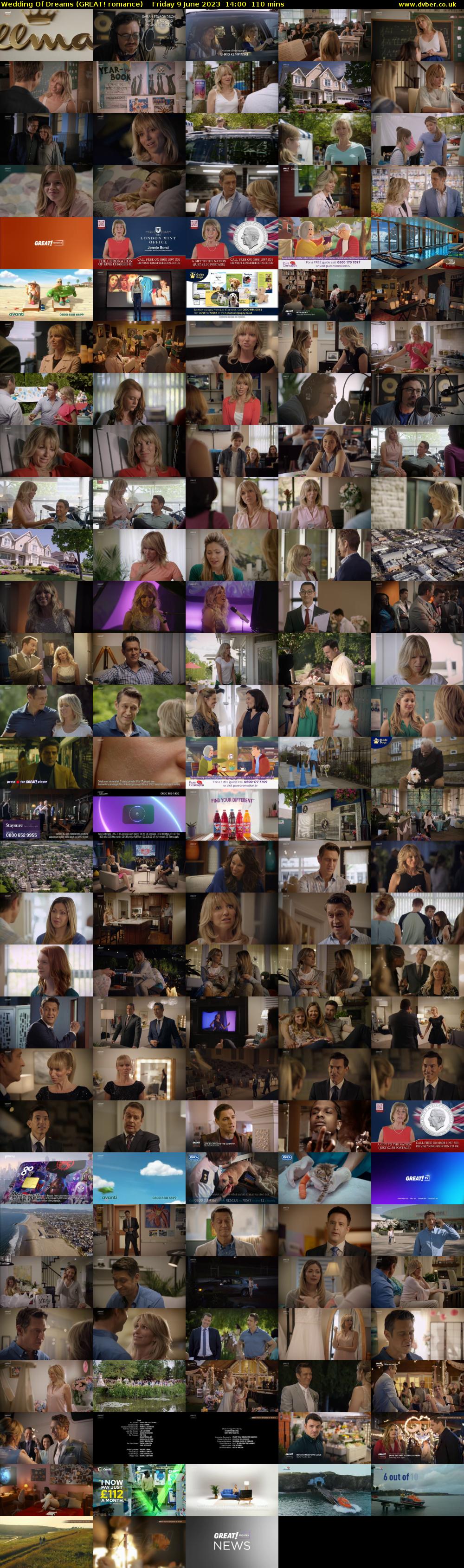 Wedding Of Dreams (GREAT! romance) Friday 9 June 2023 14:00 - 15:50