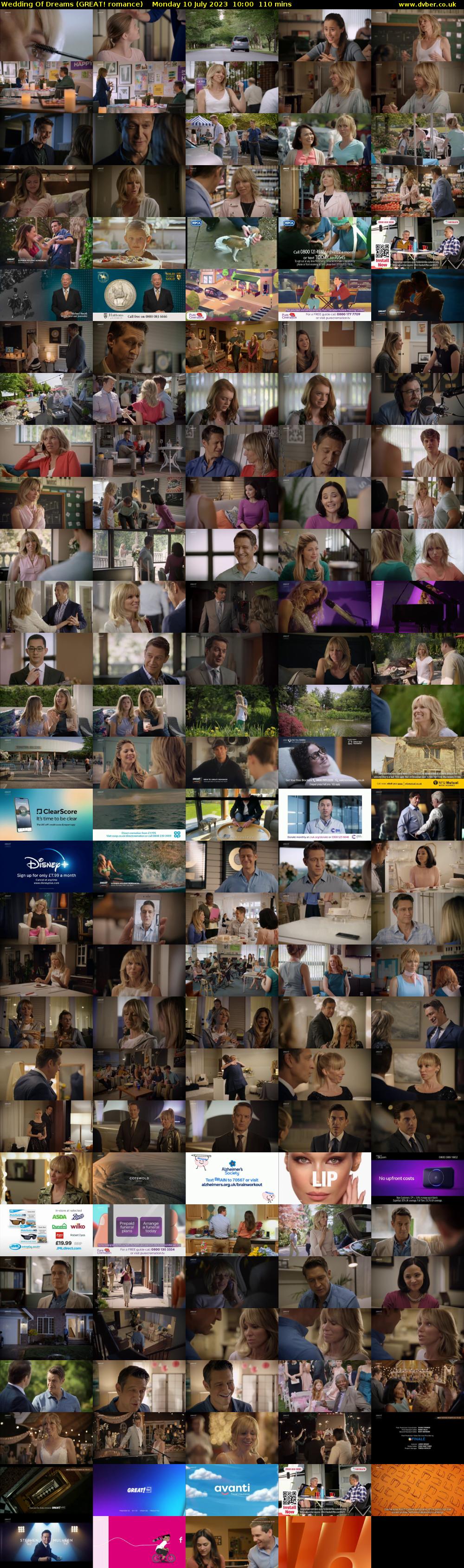 Wedding Of Dreams (GREAT! romance) Monday 10 July 2023 10:00 - 11:50