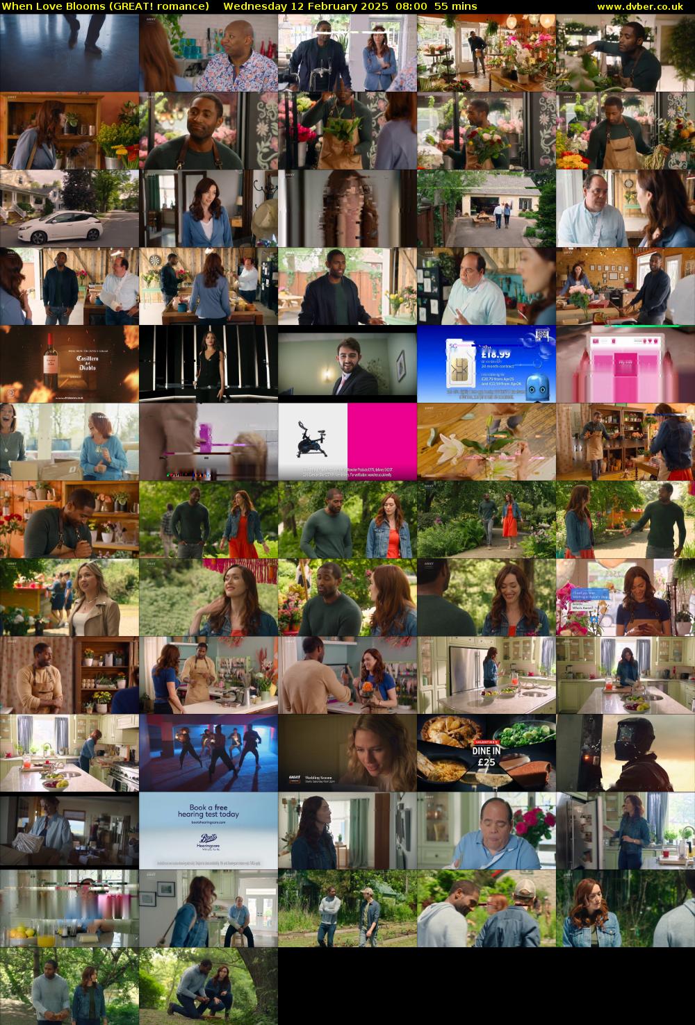 When Love Blooms (GREAT! romance) Wednesday 12 February 2025 08:00 - 08:55
