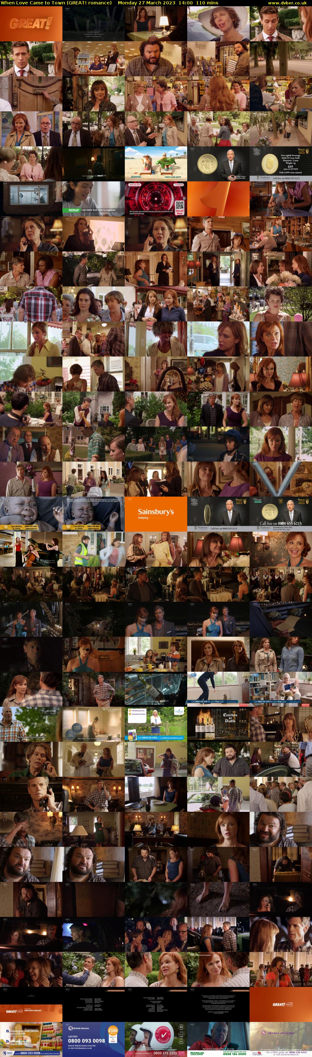 When Love Came to Town (GREAT! romance) Monday 27 March 2023 14:00 - 15:50