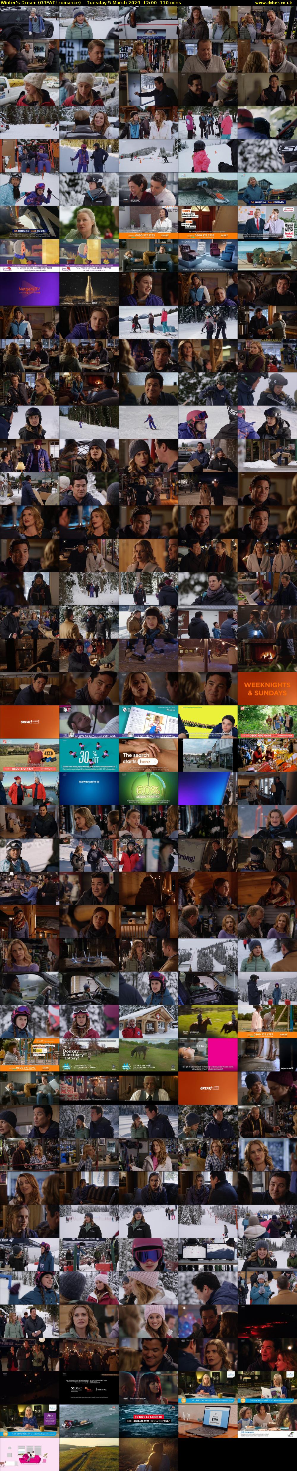 Winter's Dream (GREAT! romance) Tuesday 5 March 2024 12:00 - 13:50