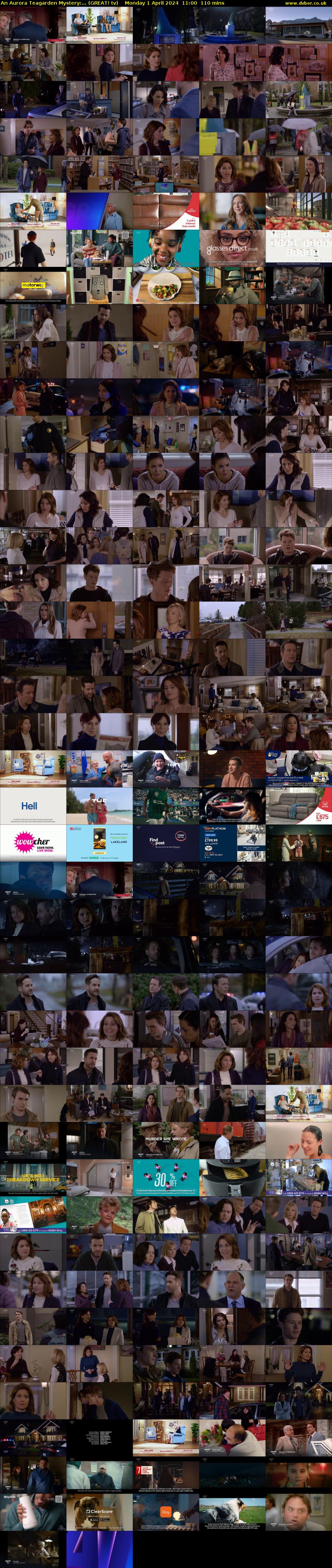 An Aurora Teagarden Mystery:... (GREAT! tv) Monday 1 April 2024 11:00 - 12:50