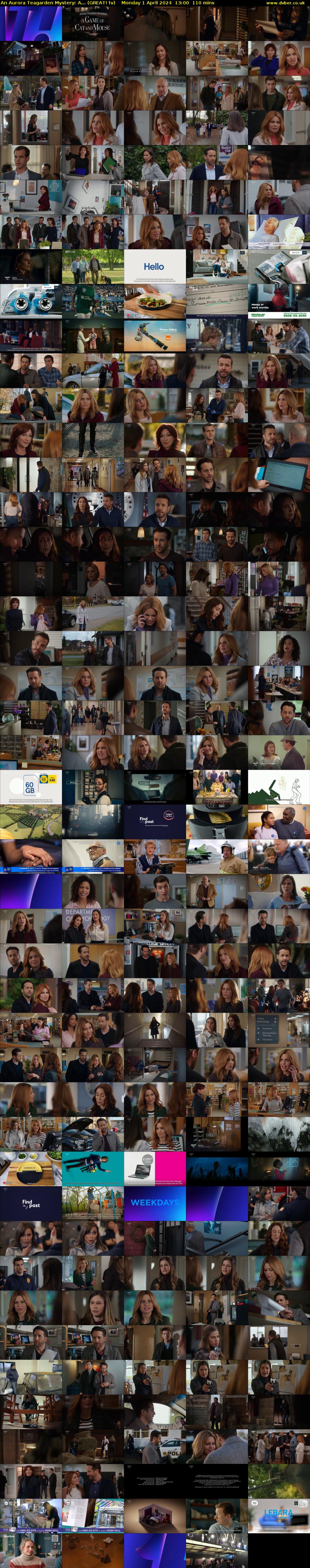 An Aurora Teagarden Mystery: A... (GREAT! tv) Monday 1 April 2024 13:00 - 14:50