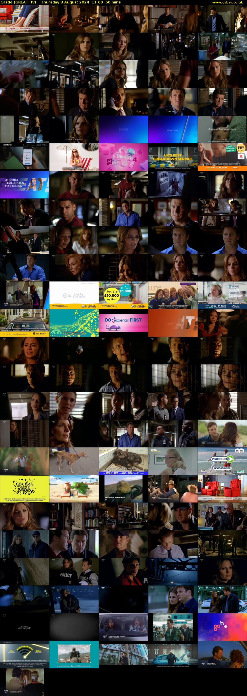 Castle (GREAT! tv) Thursday 8 August 2024 11:00 - 12:00