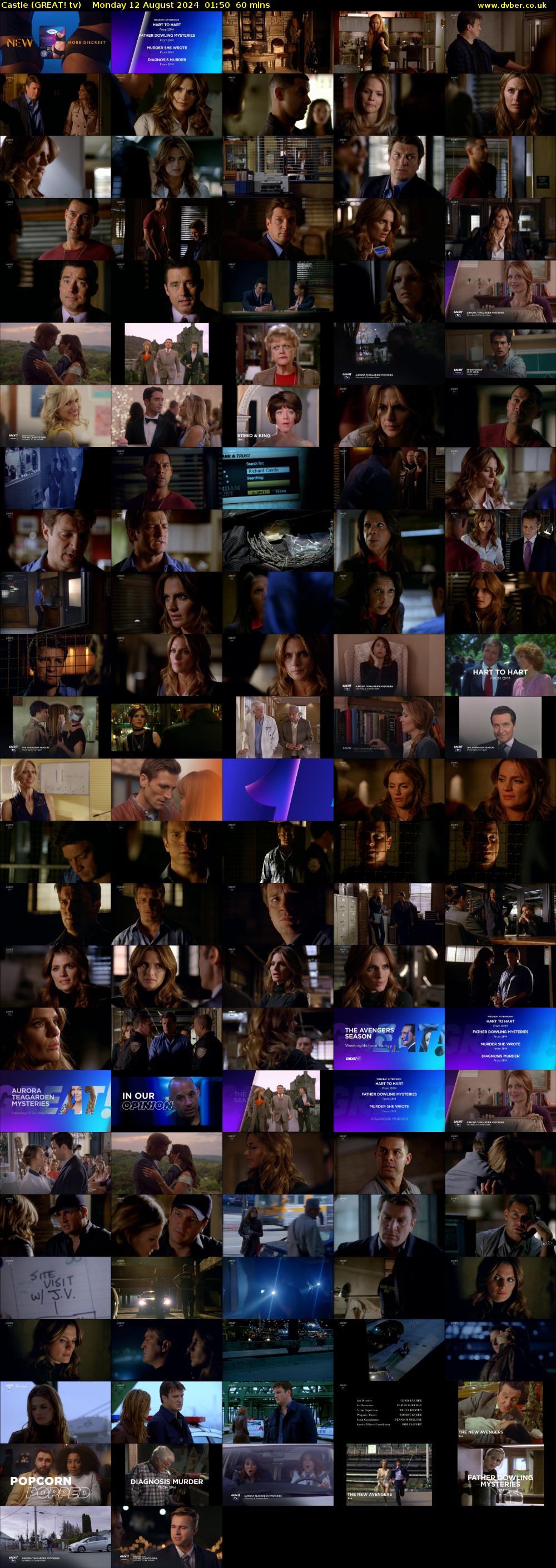 Castle (GREAT! tv) Monday 12 August 2024 01:50 - 02:50