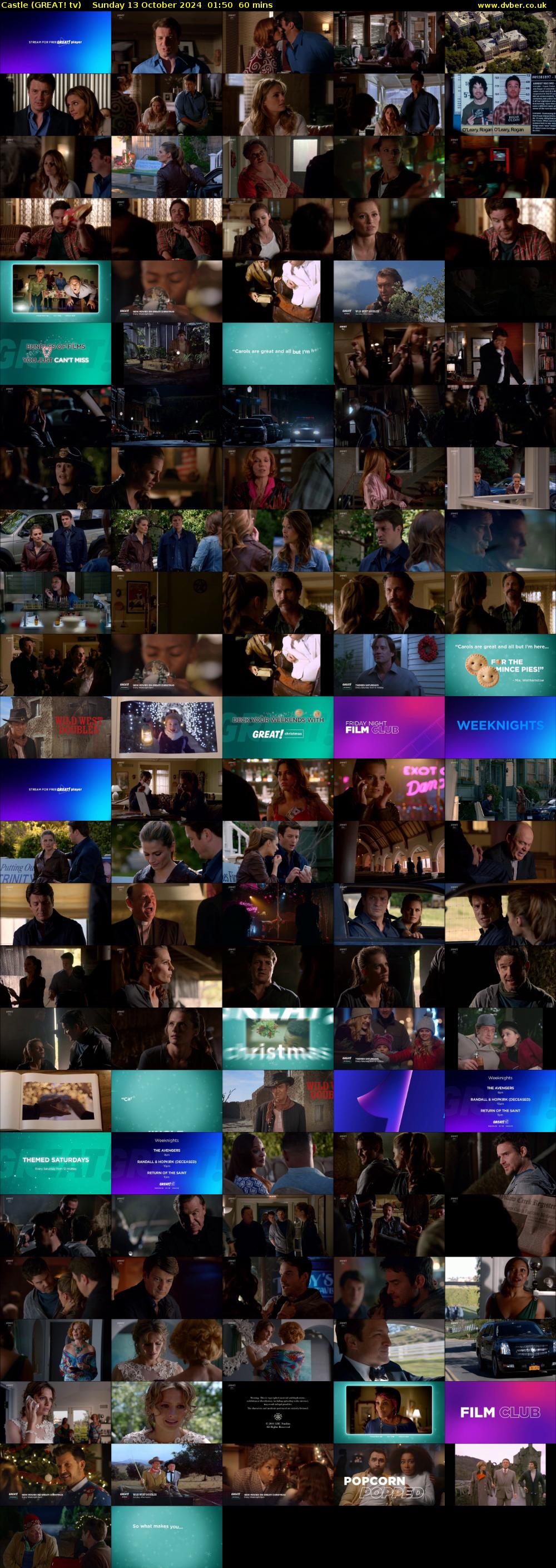 Castle (GREAT! tv) Sunday 13 October 2024 01:50 - 02:50