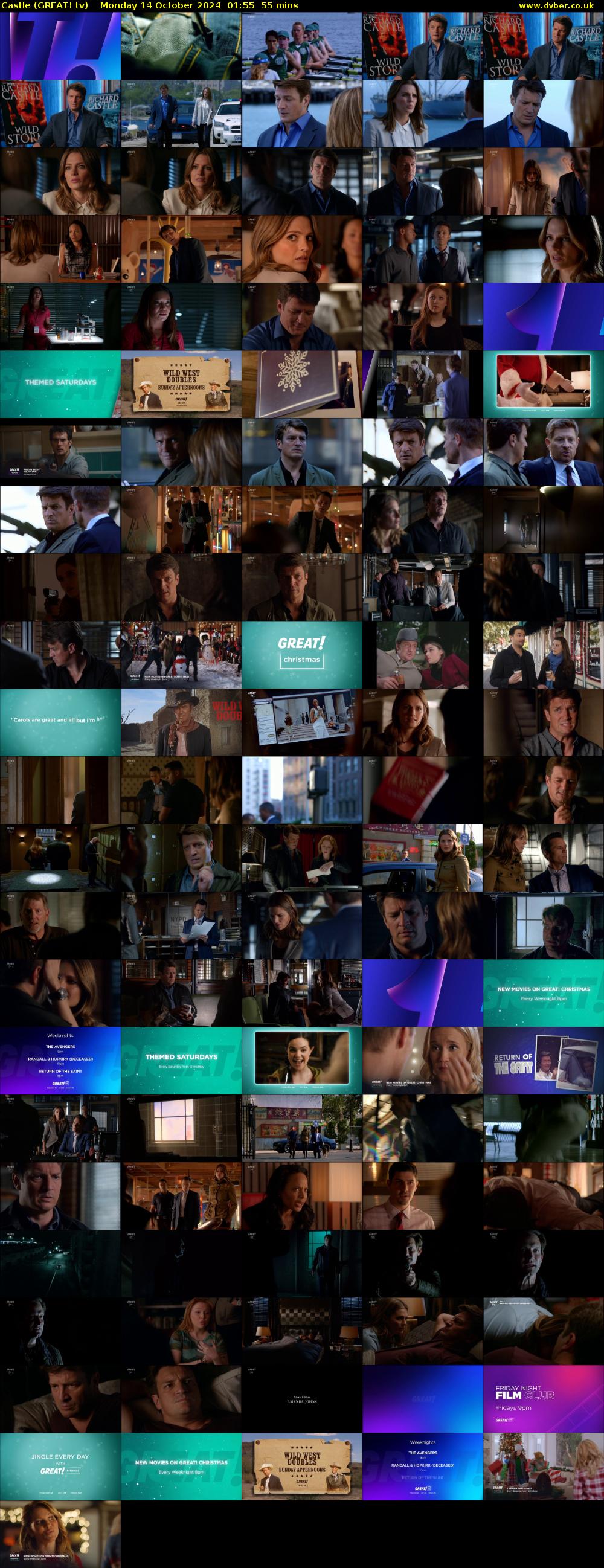 Castle (GREAT! tv) Monday 14 October 2024 01:55 - 02:50