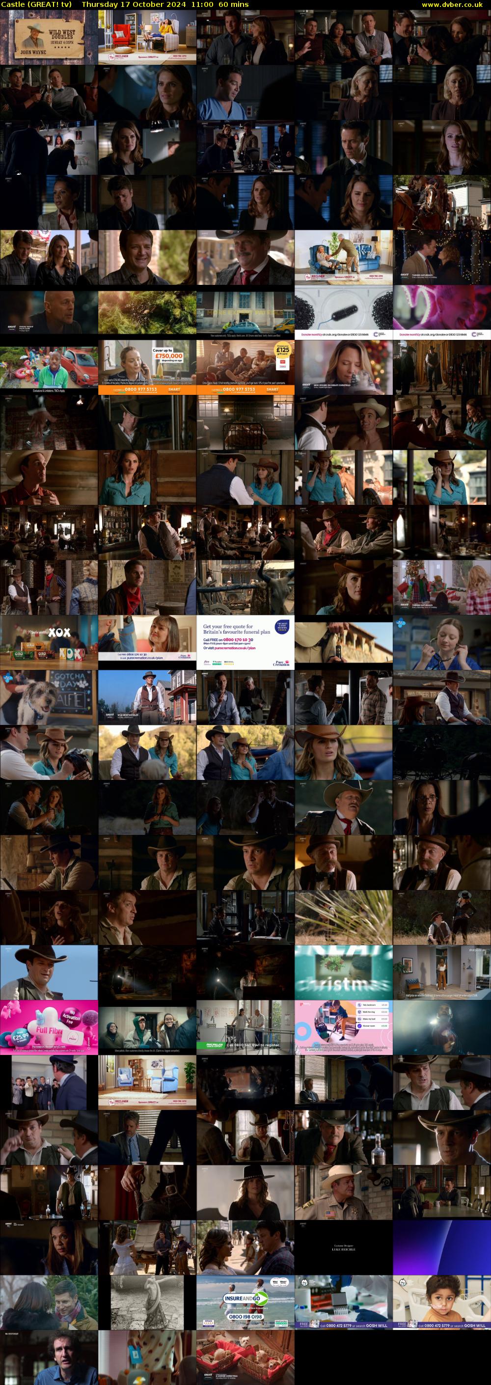 Castle (GREAT! tv) Thursday 17 October 2024 11:00 - 12:00