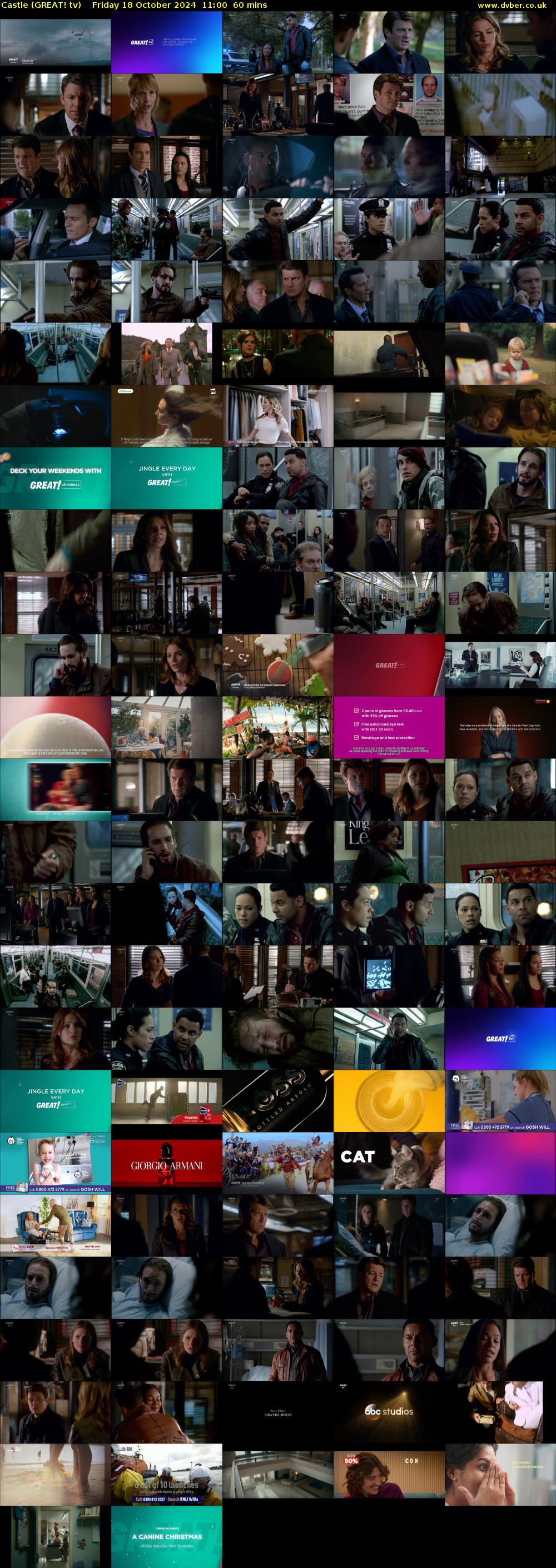 Castle (GREAT! tv) Friday 18 October 2024 11:00 - 12:00