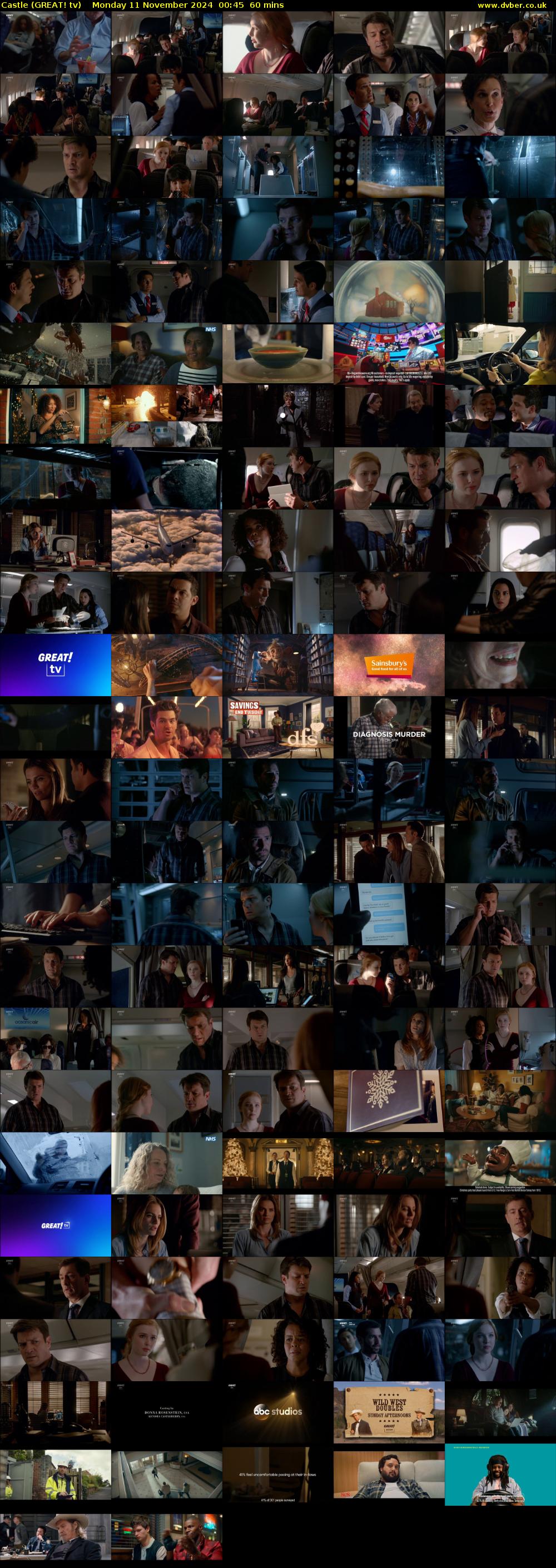 Castle (GREAT! tv) Monday 11 November 2024 00:45 - 01:45