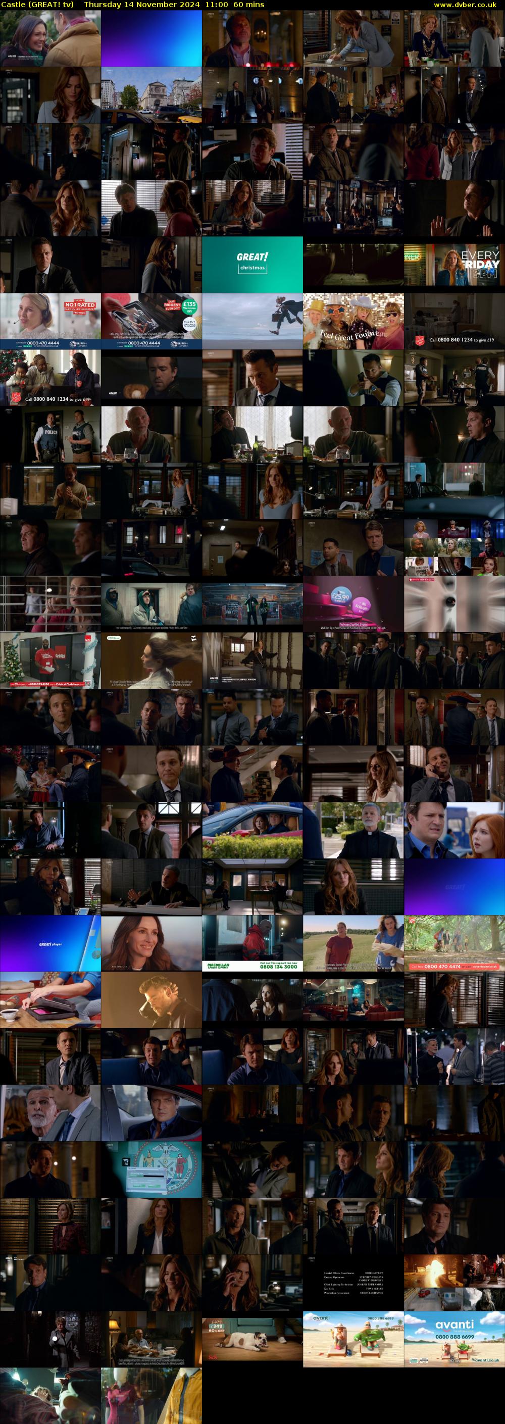 Castle (GREAT! tv) Thursday 14 November 2024 11:00 - 12:00