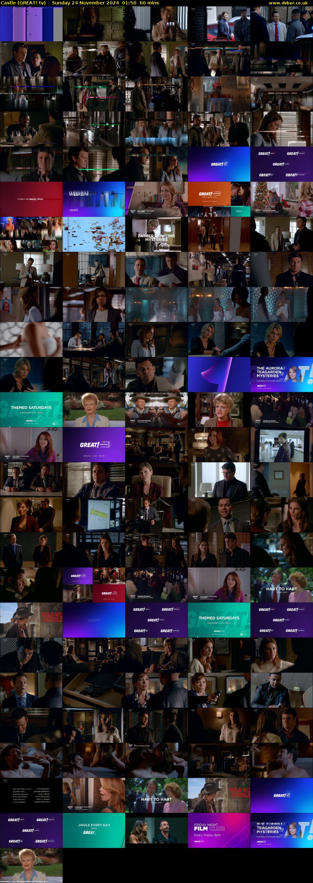 Castle (GREAT! tv) Sunday 24 November 2024 01:50 - 02:50