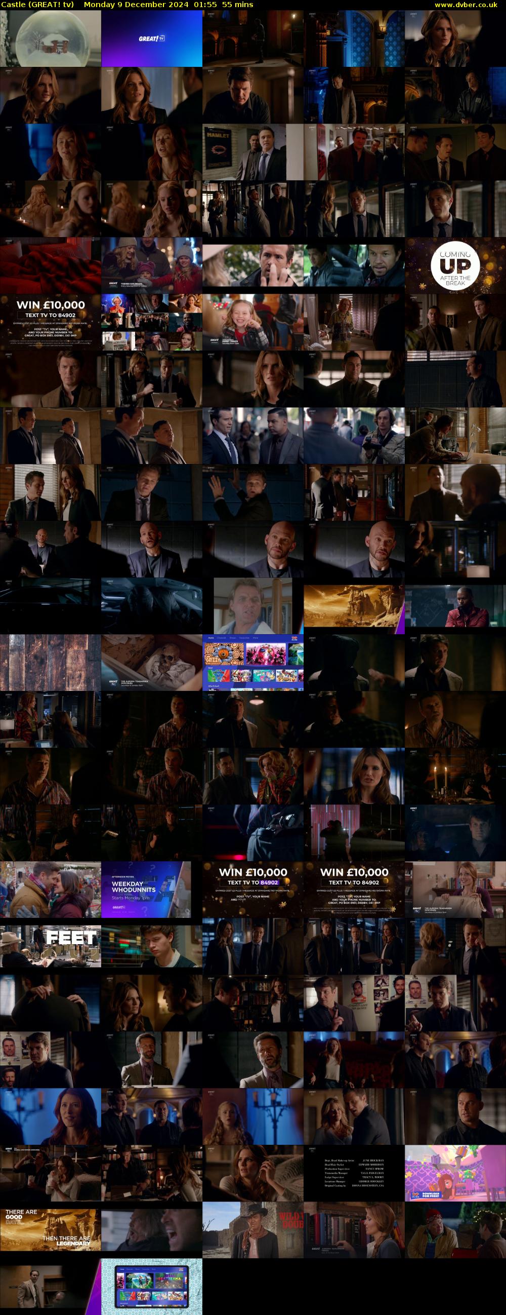 Castle (GREAT! tv) Monday 9 December 2024 01:55 - 02:50