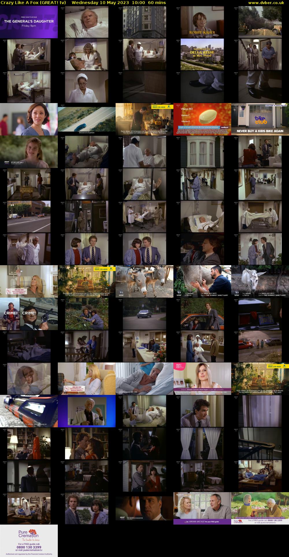 Crazy Like A Fox (GREAT! tv) Wednesday 10 May 2023 10:00 - 11:00