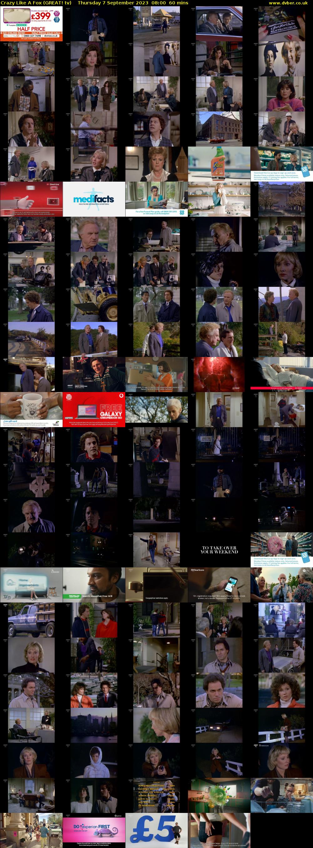 Crazy Like A Fox (GREAT! tv) Thursday 7 September 2023 08:00 - 09:00