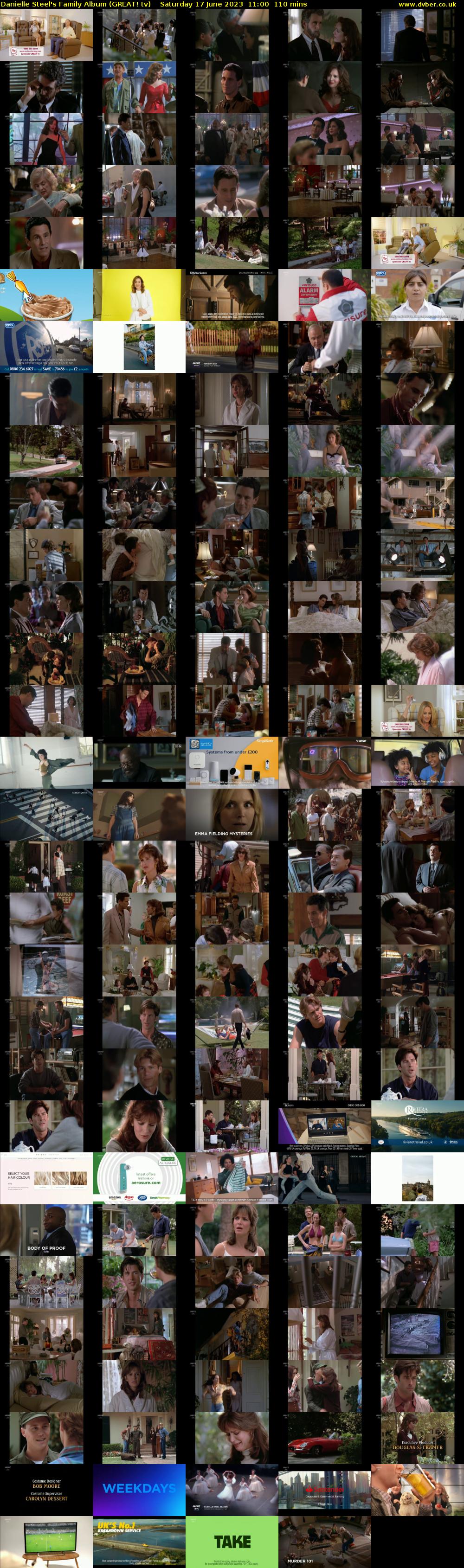 Danielle Steel's Family Album (GREAT! tv) Saturday 17 June 2023 11:00 - 12:50