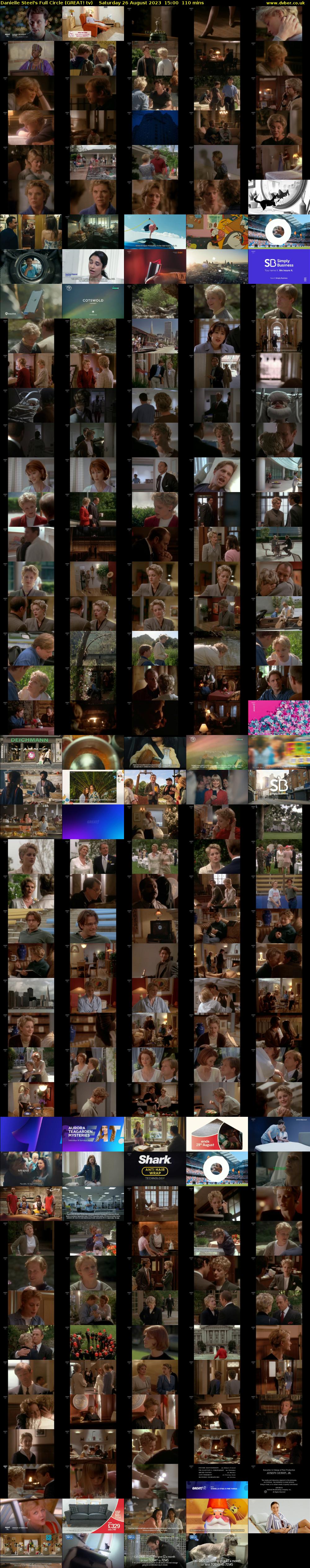 Danielle Steel's Full Circle (GREAT! tv) Saturday 26 August 2023 15:00 - 16:50