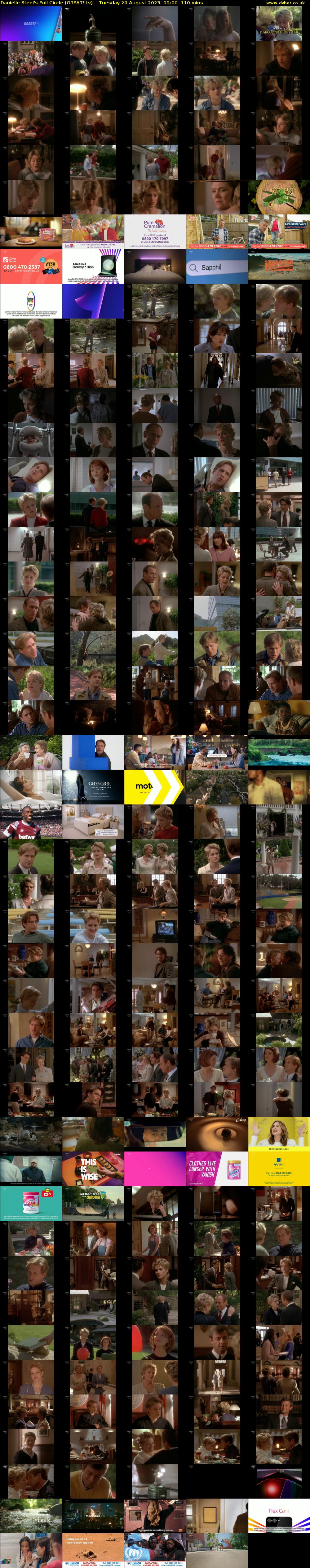 Danielle Steel's Full Circle (GREAT! tv) Tuesday 29 August 2023 09:00 - 10:50