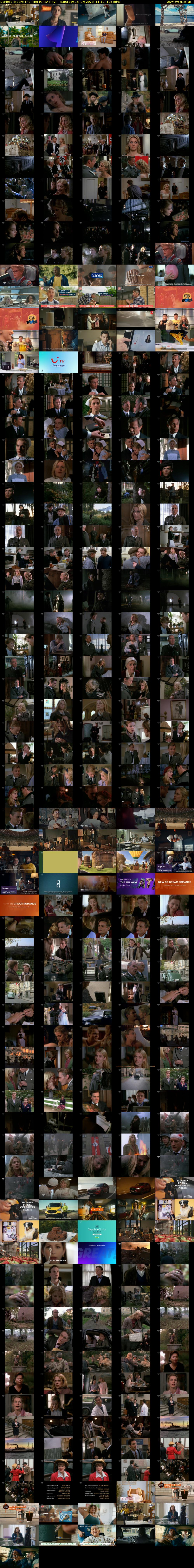Danielle Steel's The Ring (GREAT! tv) Saturday 15 July 2023 11:10 - 12:55
