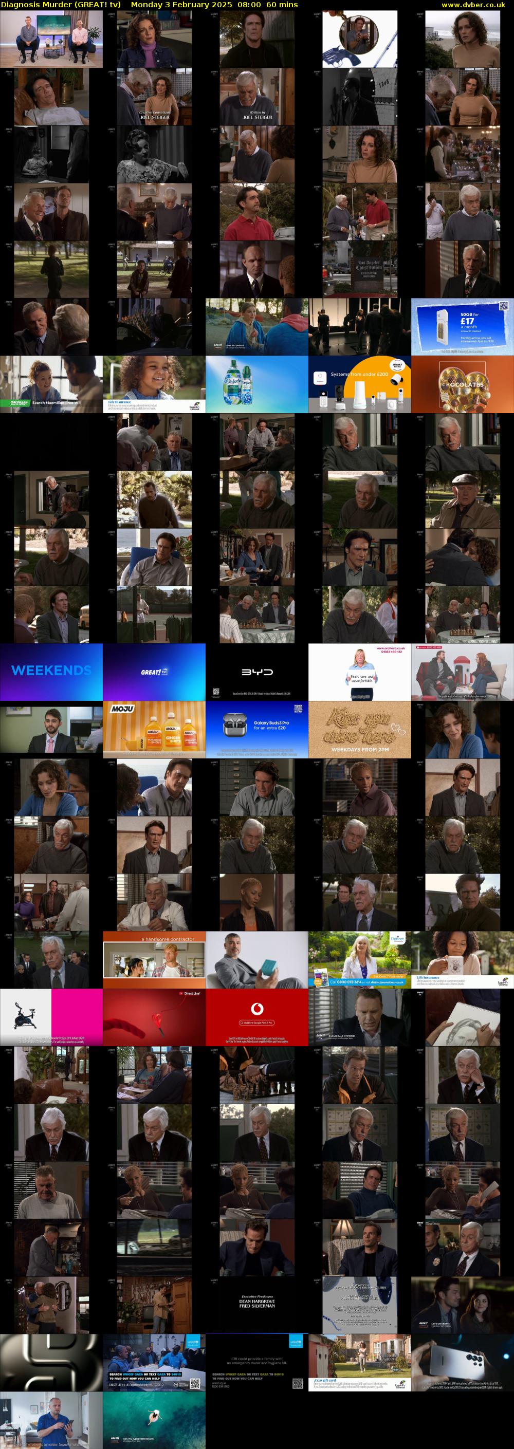 Diagnosis Murder (GREAT! tv) Monday 3 February 2025 08:00 - 09:00