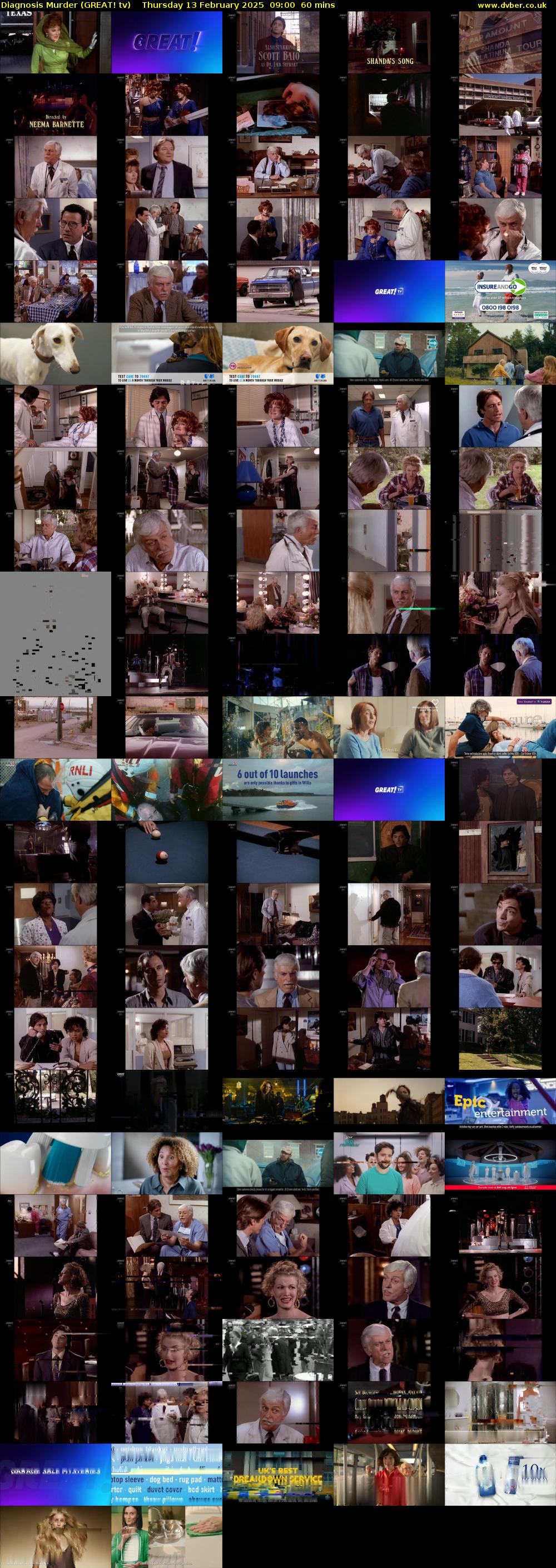 Diagnosis Murder (GREAT! tv) Thursday 13 February 2025 09:00 - 10:00
