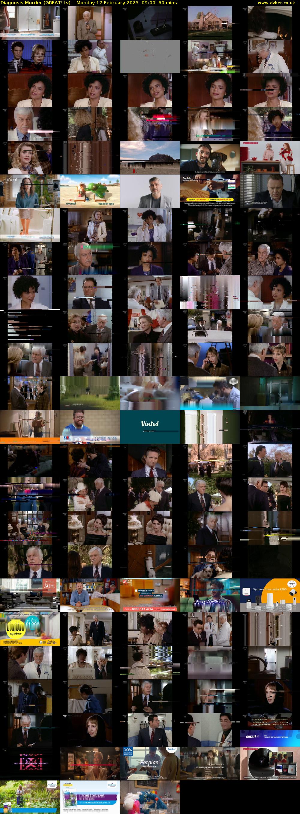 Diagnosis Murder (GREAT! tv) Monday 17 February 2025 09:00 - 10:00