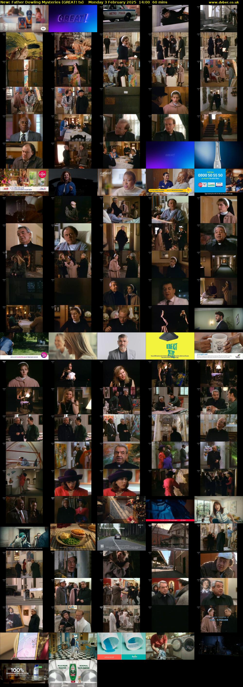 Father Dowling Mysteries (GREAT! tv) Monday 3 February 2025 14:00 - 15:00
