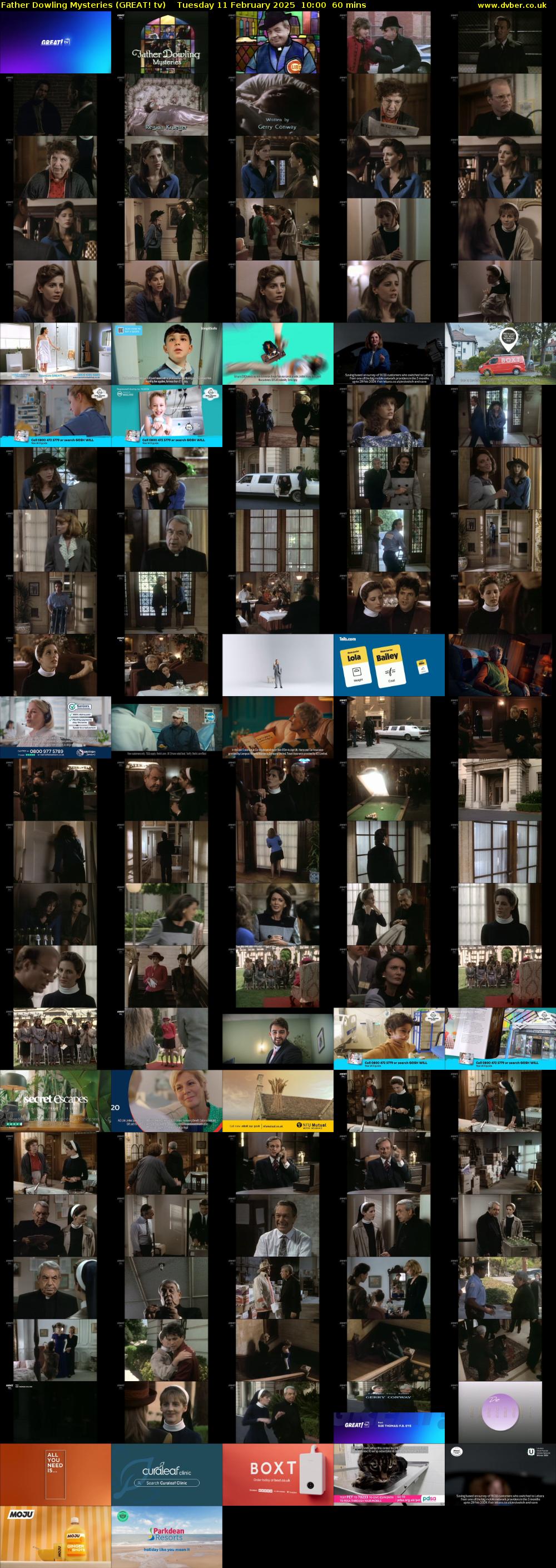 Father Dowling Mysteries (GREAT! tv) Tuesday 11 February 2025 10:00 - 11:00