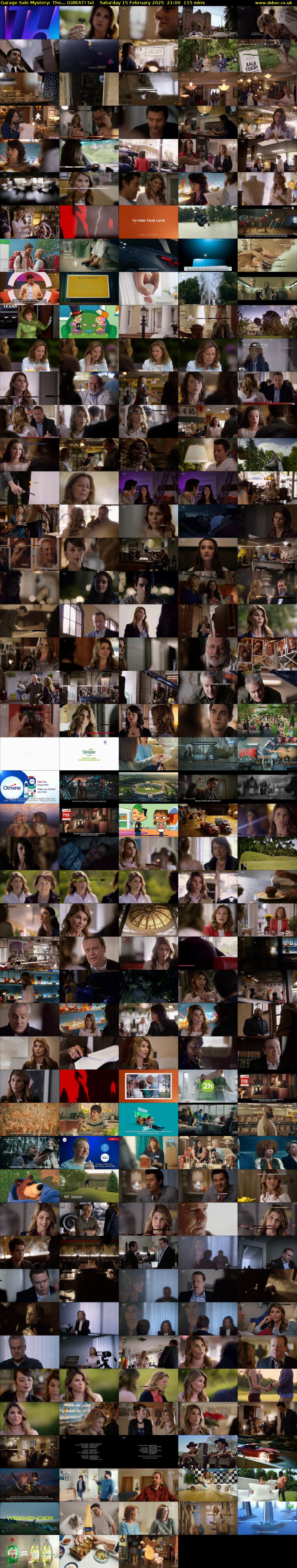 Garage Sale Mystery: The... (GREAT! tv) Saturday 15 February 2025 21:00 - 22:55