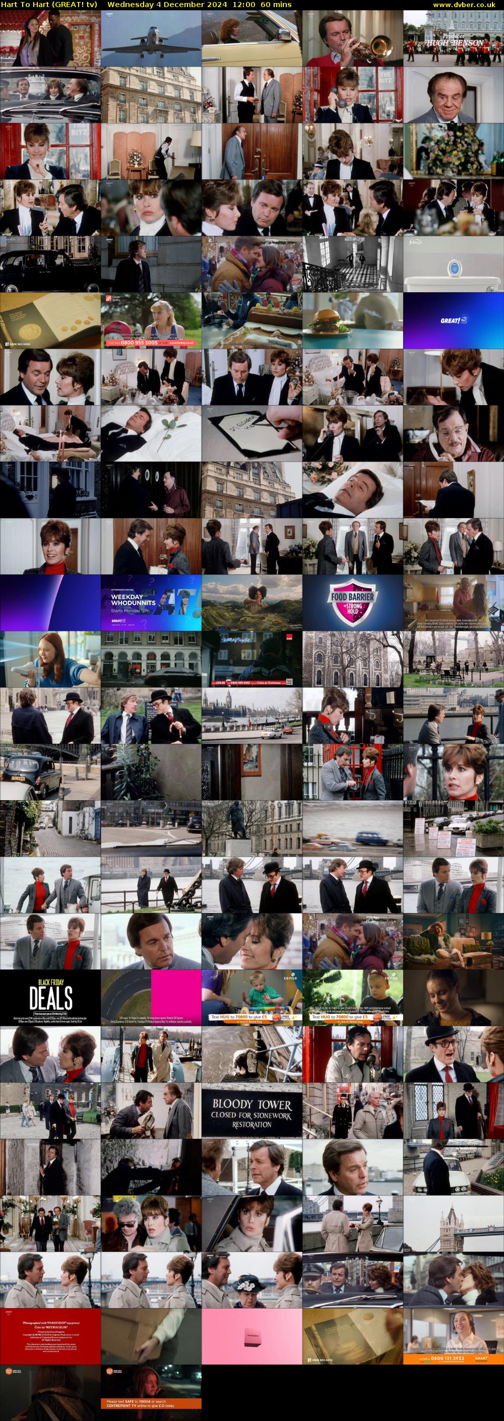 Hart To Hart (GREAT! tv) Wednesday 4 December 2024 12:00 - 13:00