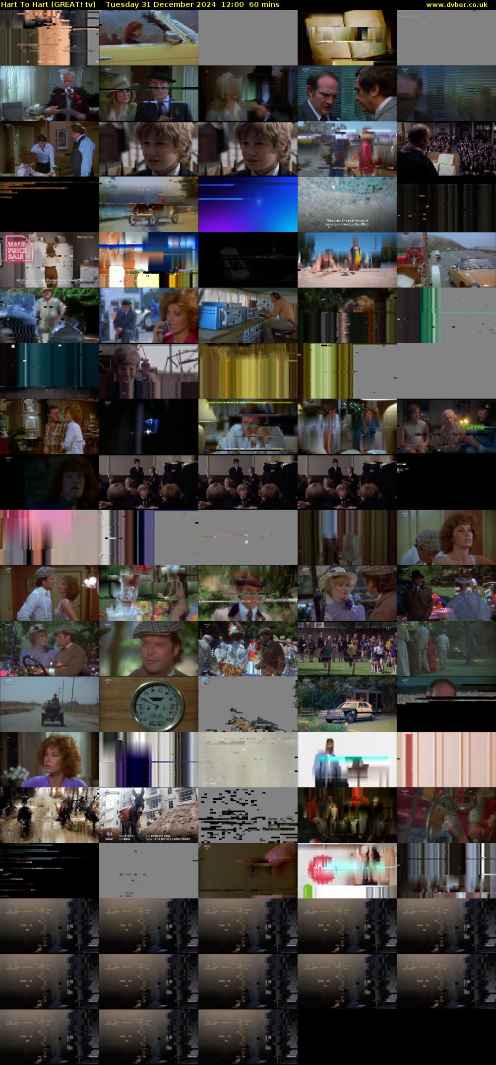 Hart To Hart (GREAT! tv) Tuesday 31 December 2024 12:00 - 13:00