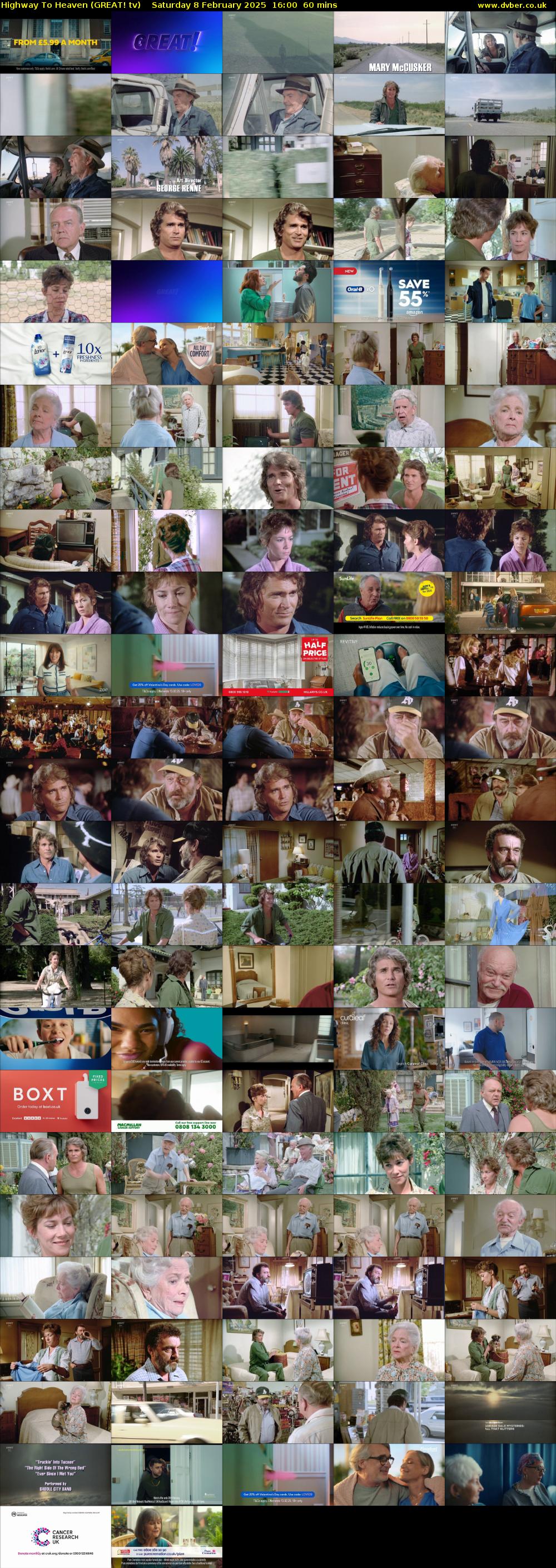 Highway To Heaven (GREAT! tv) Saturday 8 February 2025 16:00 - 17:00