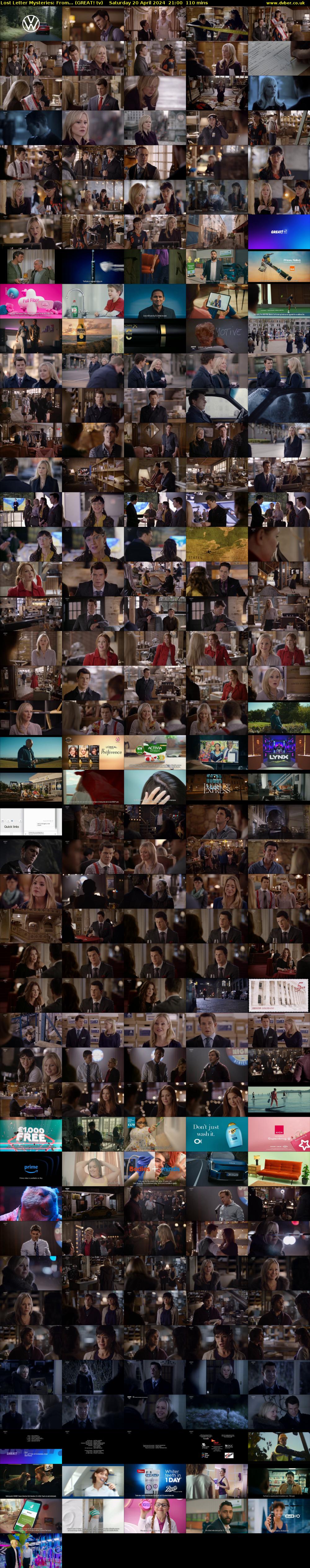 Lost Letter Mysteries: From... (GREAT! tv) Saturday 20 April 2024 21:00 - 22:50