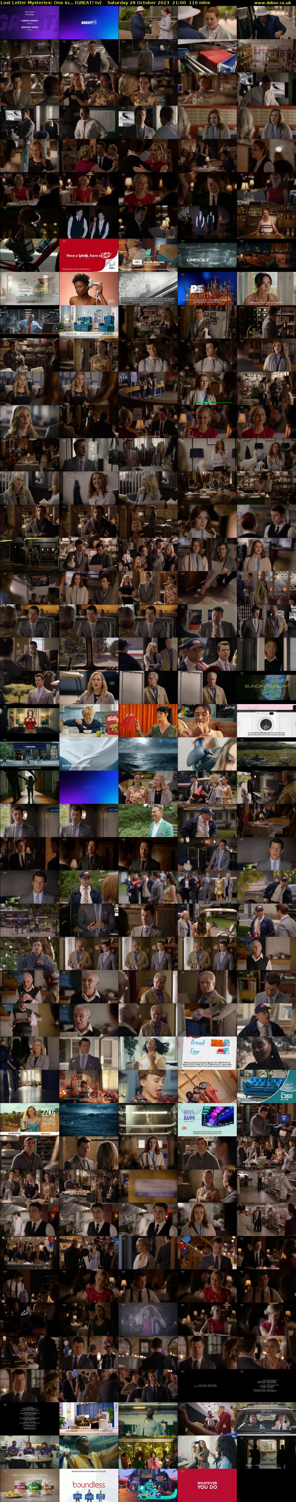 Lost Letter Mysteries: One In... (GREAT! tv) Saturday 28 October 2023 21:00 - 22:50