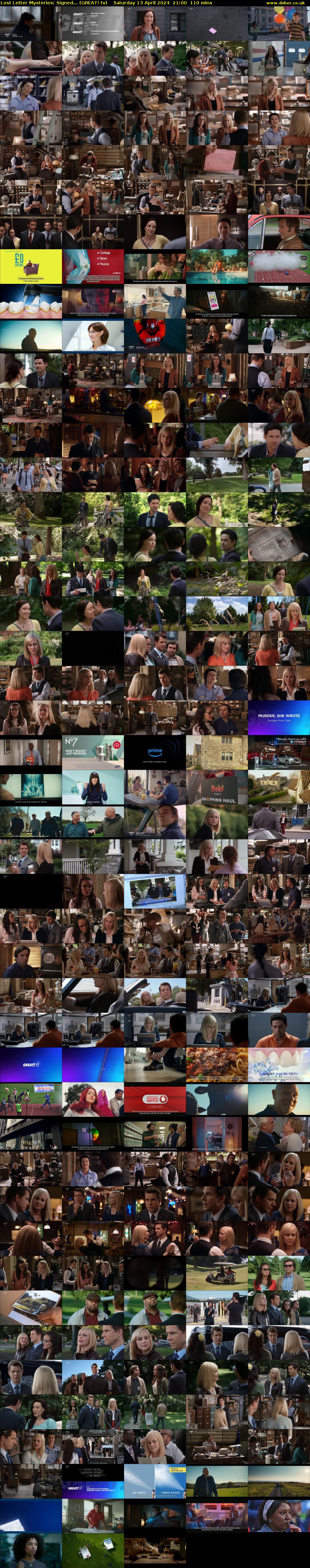 Lost Letter Mysteries: Signed... (GREAT! tv) Saturday 13 April 2024 21:00 - 22:50